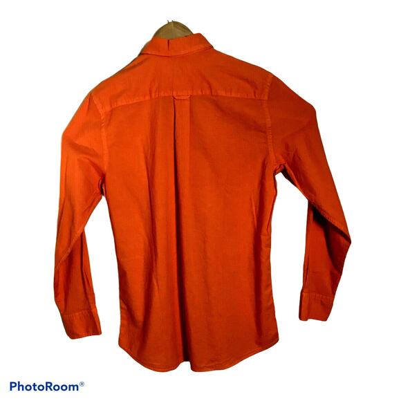 SOUTHERN TIDE Tango Orange Garment Dyed Button-Up Shirt Mens Size Small NEW - Picture 5 of 6